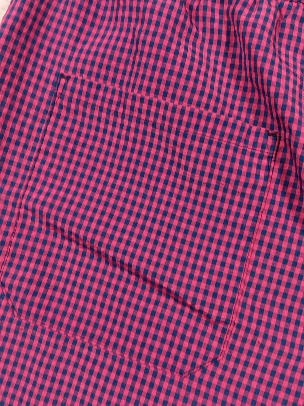 Vintage Umbro Shorts Mens Large (XXL) Check Plaid Nylon Soccer Rugby Drawstring
